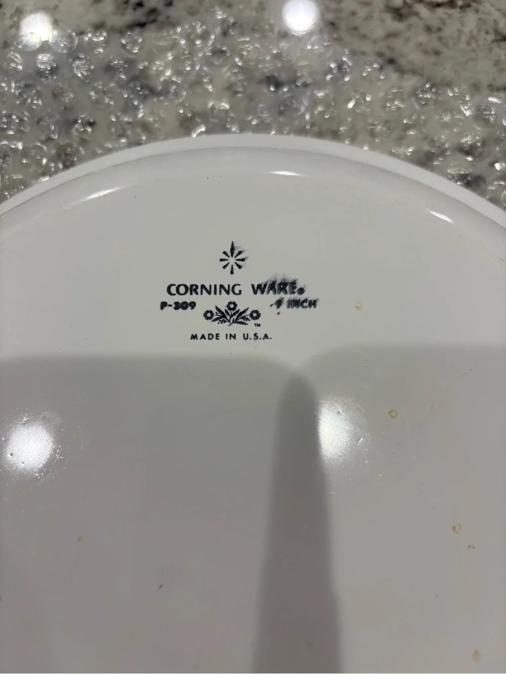 Vintage CorningWare Blue Cornflower 9
